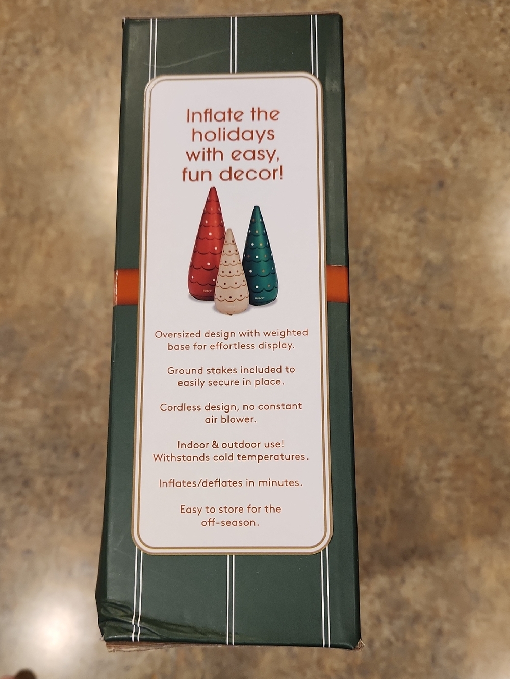 Inflatable Holiday Tree Cones - Picture 13 of 14